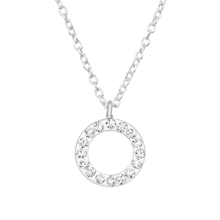 Otwarty Okrąg 9,5mm Geometryczna biżuterii | All4silver