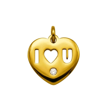 Serca I Litery "I Love U" Walentynki biżuterii | All4silver