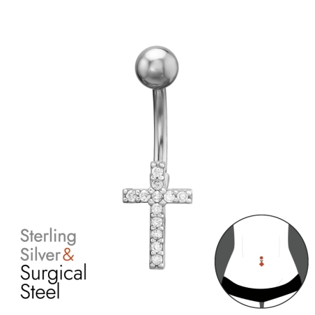 Kulka Krzyżowa 1,6X10Mm (14G) 5mm Gładka Religia biżuterii | All4silver