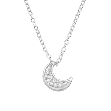 Księżyc 7mm Gwiazdy, Księżyc i Słońce biżuterii | All4silver