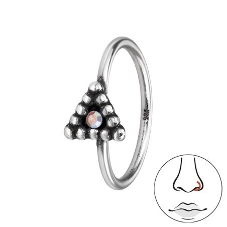 Trójkąt 4mm Geometryczna biżuterii | All4silver