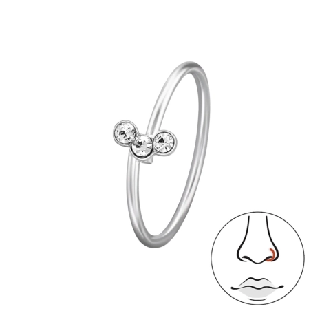 Okrúhle, Spojené, Bodky Geometryczna biżuterii | All4silver