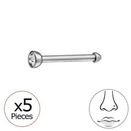 Okrągłe 2mm (20G) - 5 sztuk Geometryczna biżuterii | All4silver