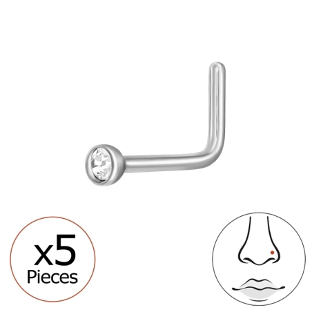 Okrągłe 2mm (20G) - 5 sztuk Geometryczna biżuterii | All4silver