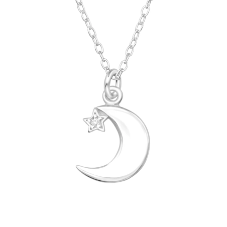 Księżyc z Gwiazdą Gwiazdy, Księżyc i Słońce biżuterii | All4silver