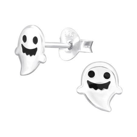 Uśmiechnięty Duch Halloween biżuterii | All4silver