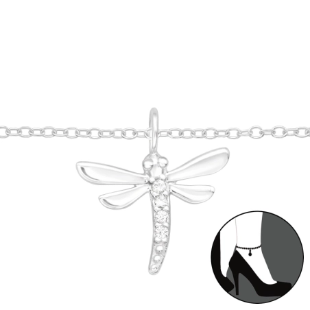 Ważka Zwierzęta biżuterii | All4silver