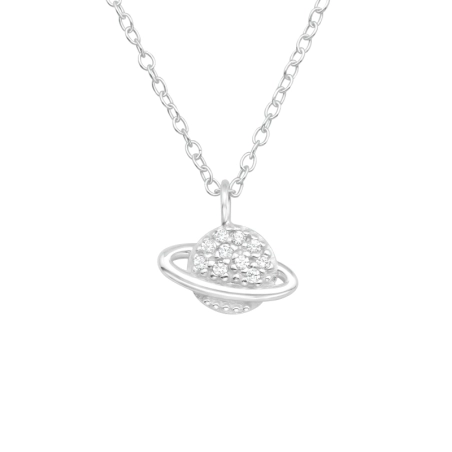 Planeta saturn Gwiazdy, Księżyc i Słońce biżuterii | All4silver