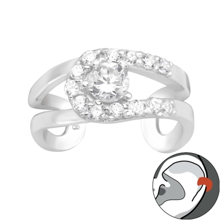 Otwarty z Cyrkonią Przeceny biżuterii | All4silver