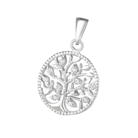 Drzewo Życia Wisiorki z cyrkonią biżuterii | All4silver