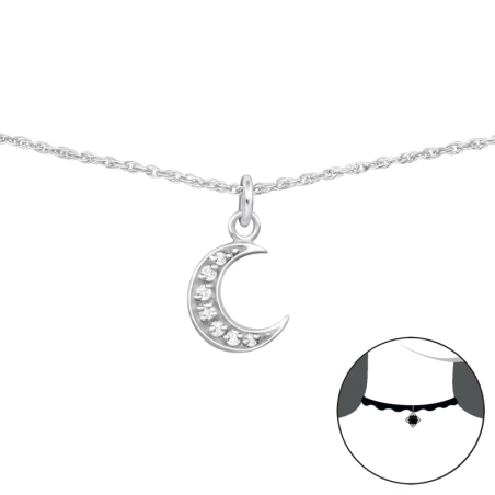 Księżyc Gwiazdy, Księżyc i Słońce biżuterii | All4silver