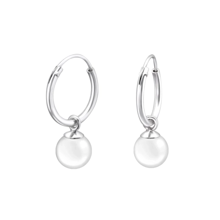 Srebrny 12mm Okrągły Koła biżuterii | All4silver