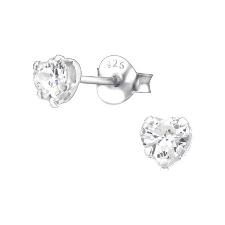 Srebrne Serce 4mm Walentynki biżuterii | All4silver