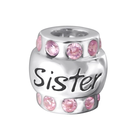 Siostra Charms z cyrkonią/kryształem biżuterii | All4silver