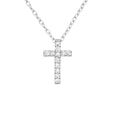 Krzyż Kryształ Religia biżuterii | All4silver