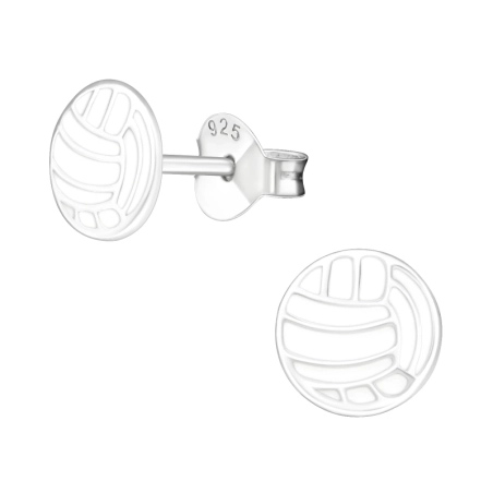 Srebrna Piłka Kolorowe kolczyki ze sztyftem biżuterii | All4silver